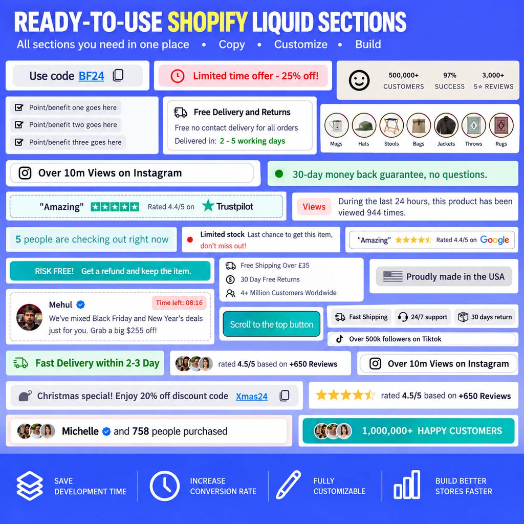 500+ Ultimate Liquid Code Snippets + Free Gifts